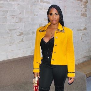 Vintage 1980's Gold Blazer